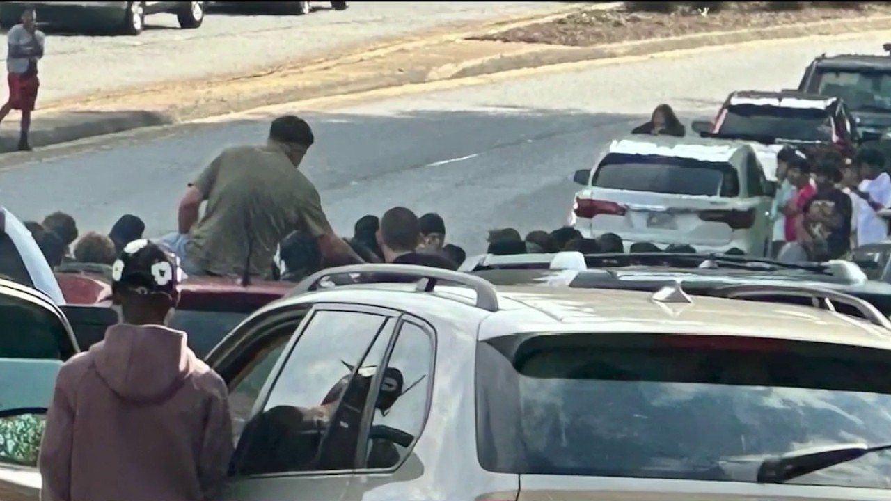 Chamblee street takeover scene leaves skid marks