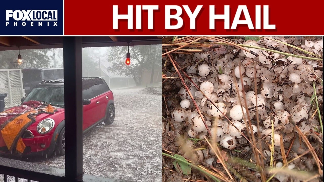 Storm brings hail and rain to Pine and Strawberry