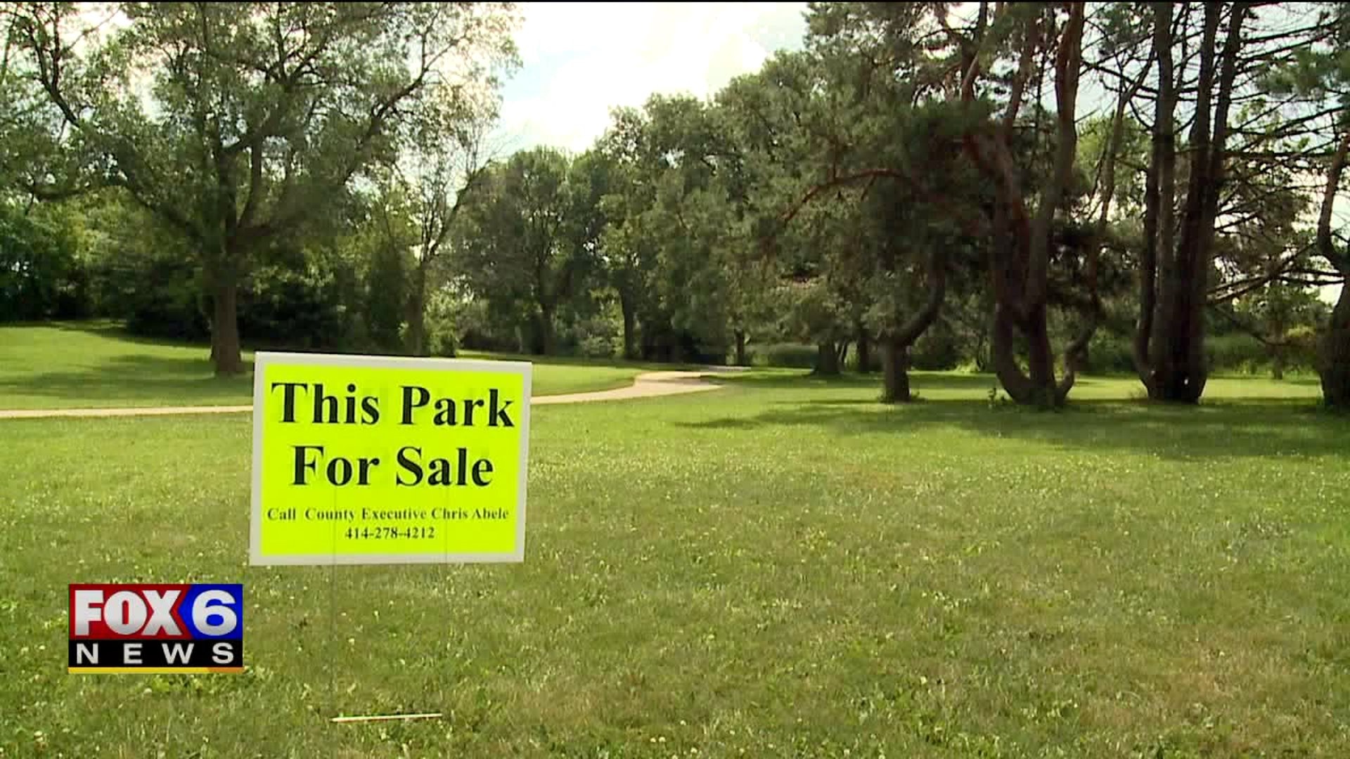For sale signs in county parks
