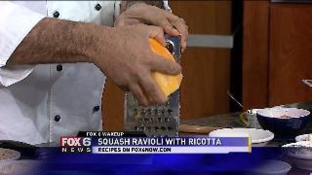 Squash Ravioli with Ricotta
