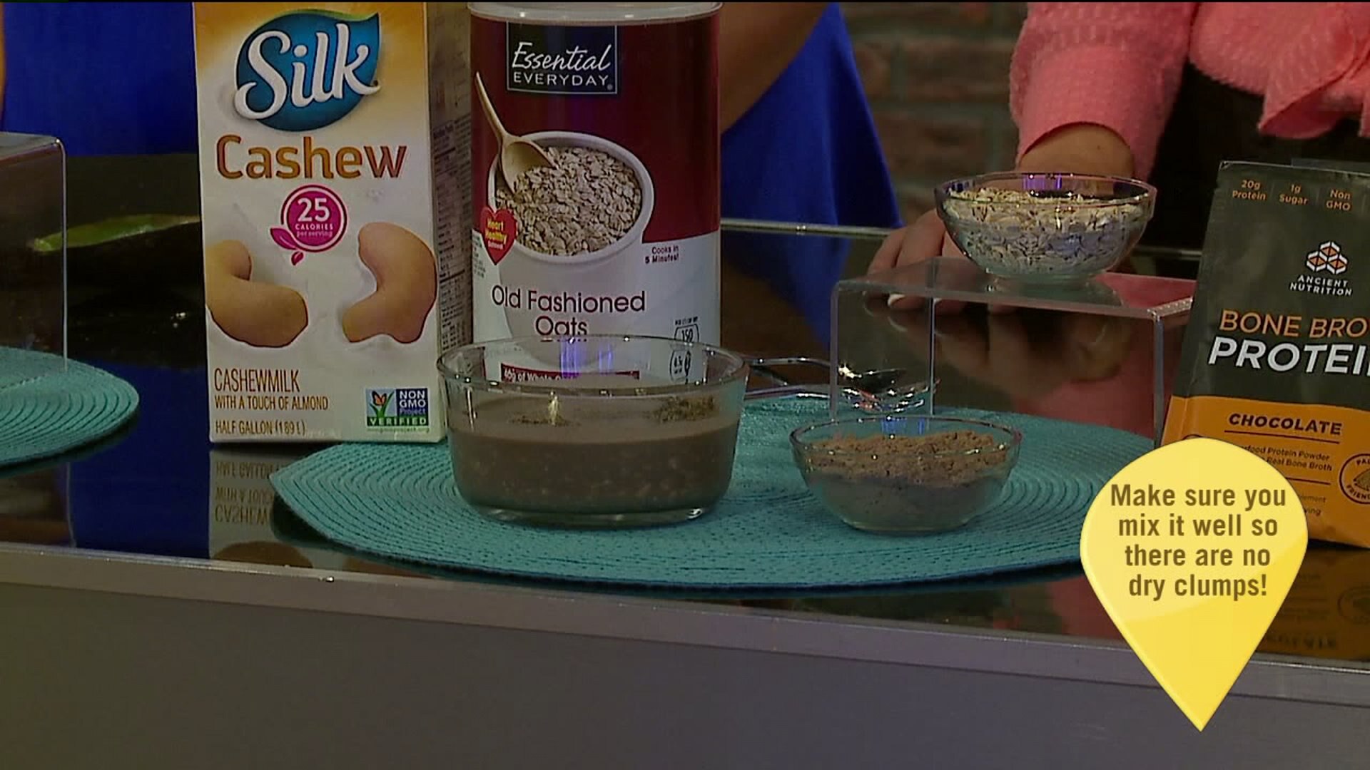 Having a balanced breakfast