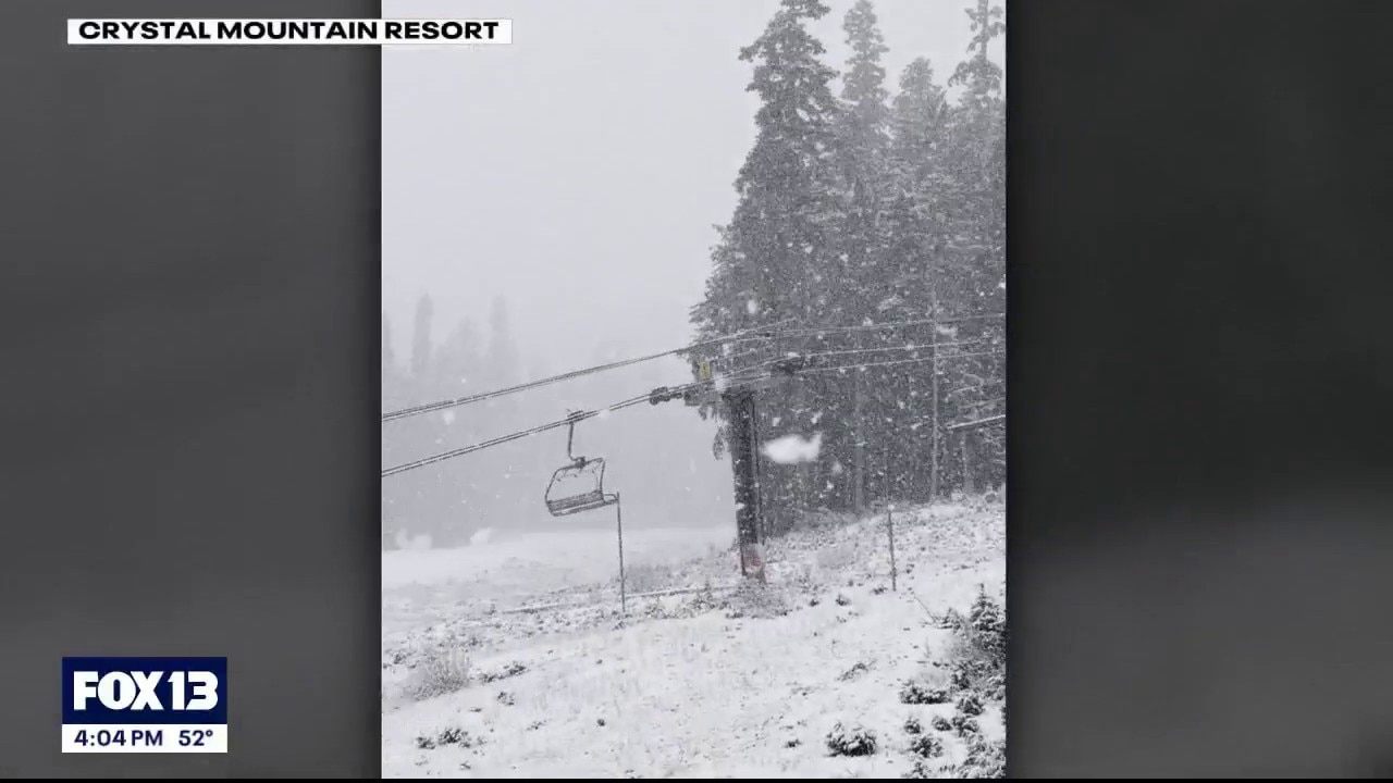 Washington's Snoqualmie, Stevens Pass see first snow of the season