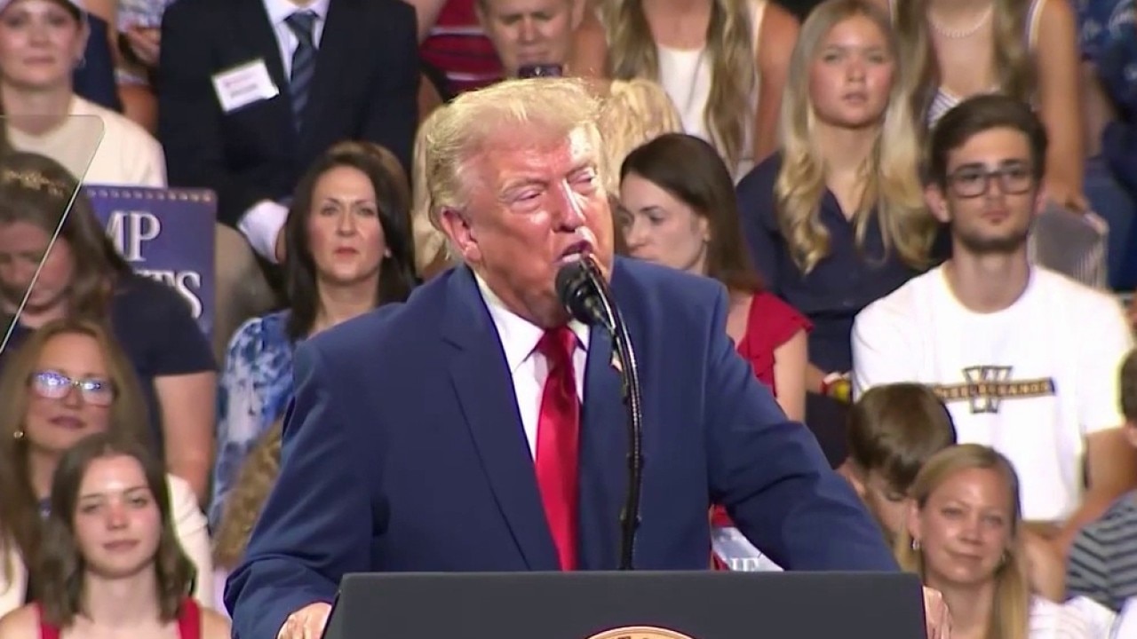 President Trump’s Cobb County visit draws support and backlash