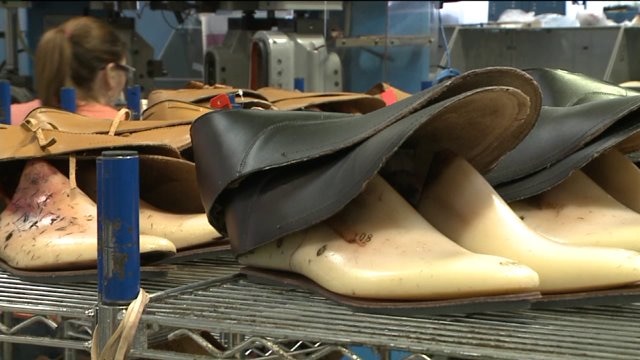 Behind the scenes look at how shoes are made