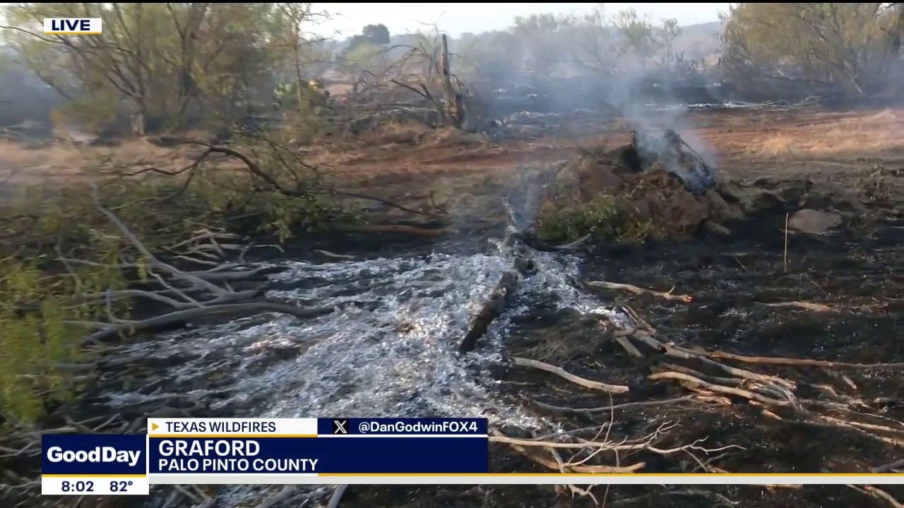 The latest on the wildfire in Palo Pinto County