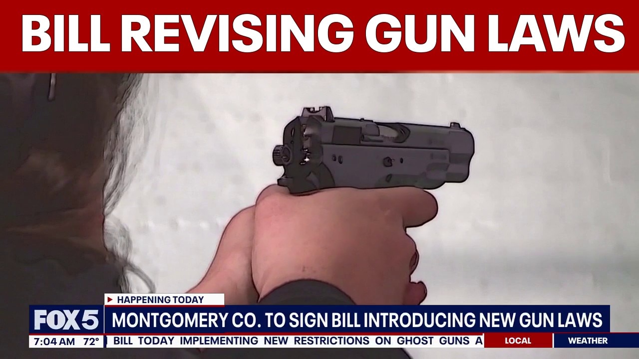 Montgomery Co. to sign bill revising gun laws Monday