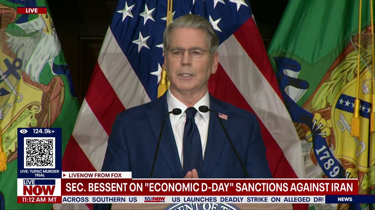 BREAKING: Bessent announces new sanctions against Iran