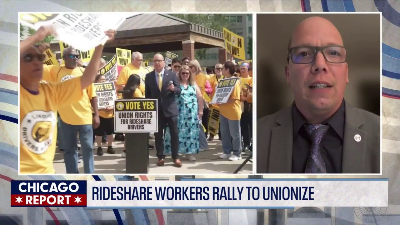 Rideshare workers rally to unionize | The Chicago Report