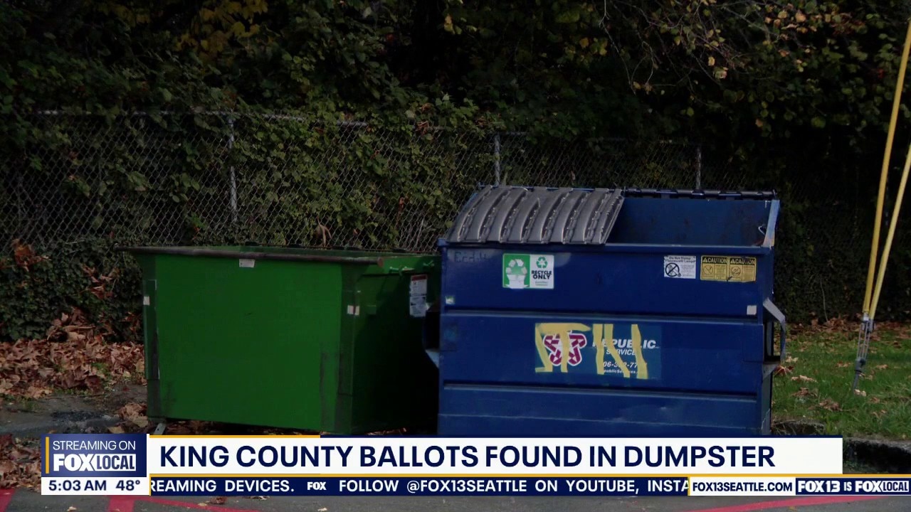 King County, WA, ballots found in dumpster
