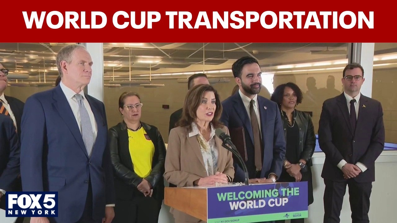 FULL: Hochul, Mamdani briefing on World Cup transportation