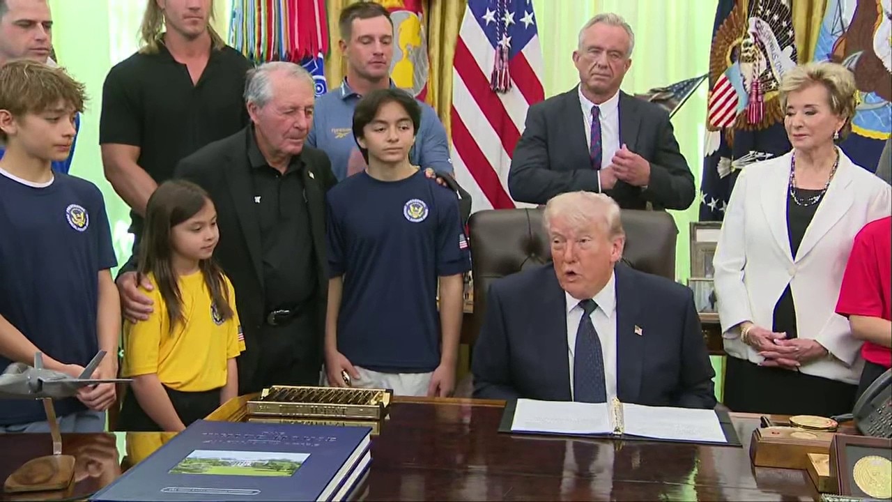 Trump brings back Presidential Fitness Test