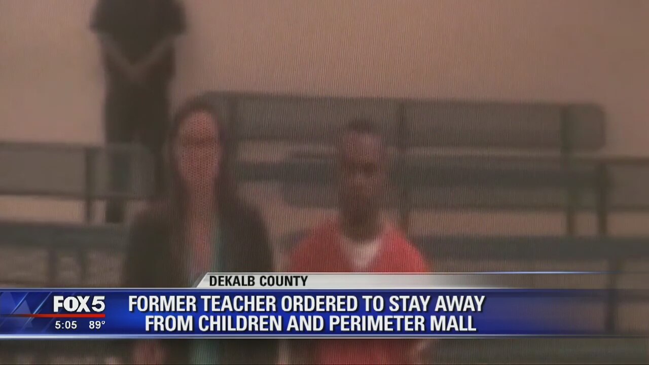 Former teacher ordered to stay away from minors, mall