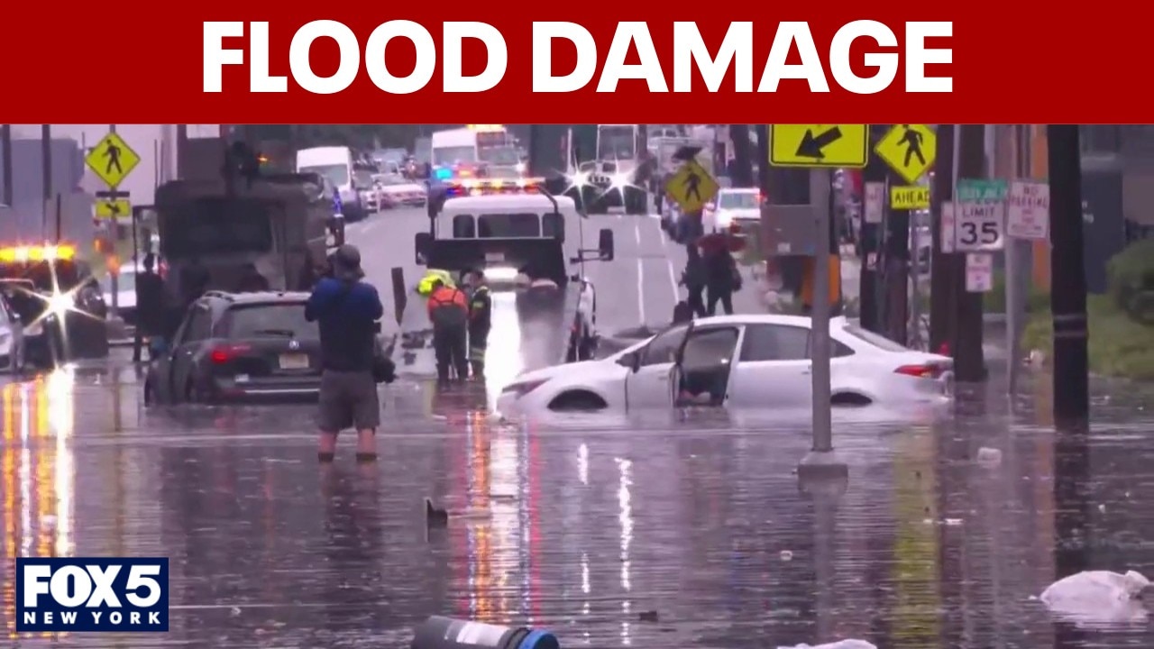 New Jersey flood concerns subsiding after heavy downpours