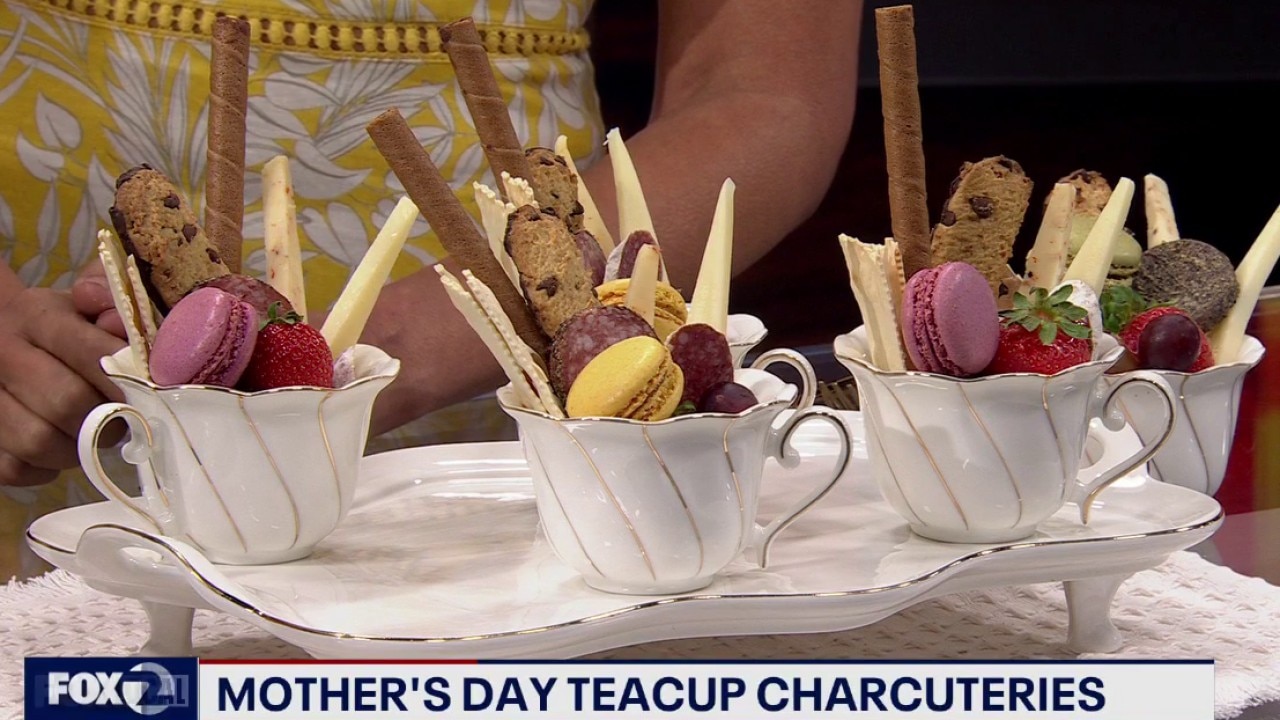 Mother's Day teacup charcuteries