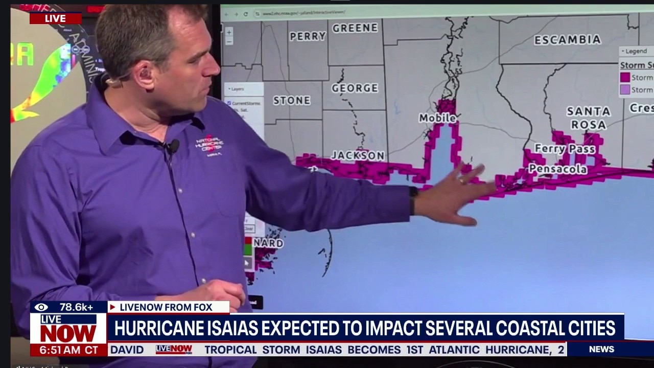 Hurricane Isaias expected to grow before landfall 