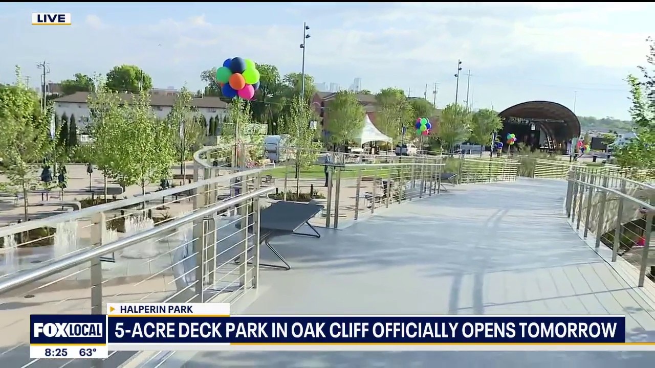 New deck park in Dallas opens this weekend