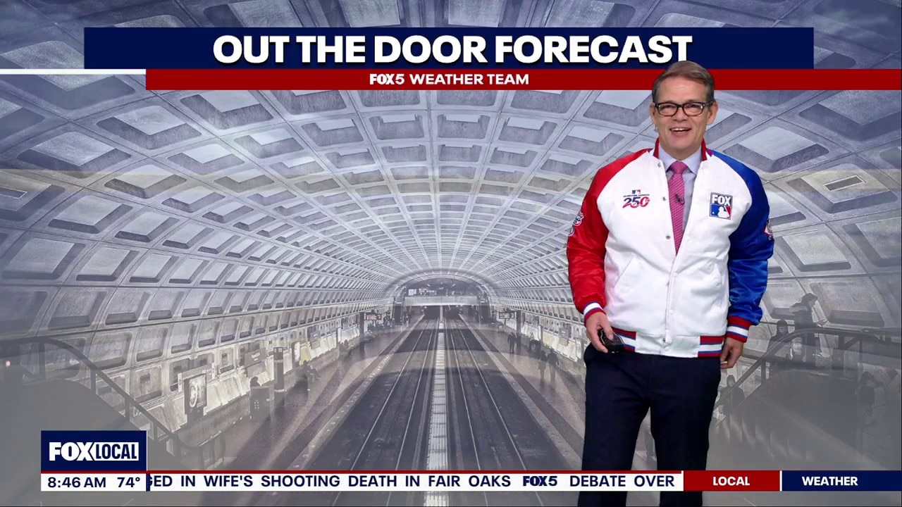 8:45 Weather with Tucker's New MLB All-Star Game Jacket