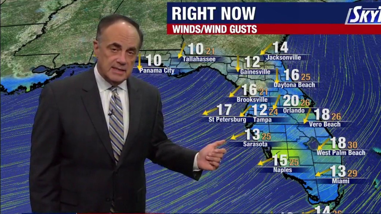 Tampa weather I Monday evening forecast