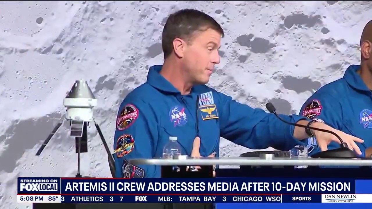 Artemis II astronauts address mission as they undergo recovery