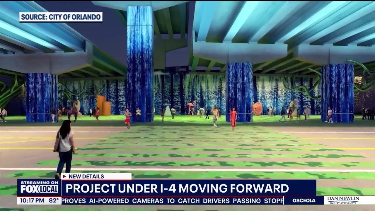 'The Canopy' project to transform space under I-4 in downtown Orlando