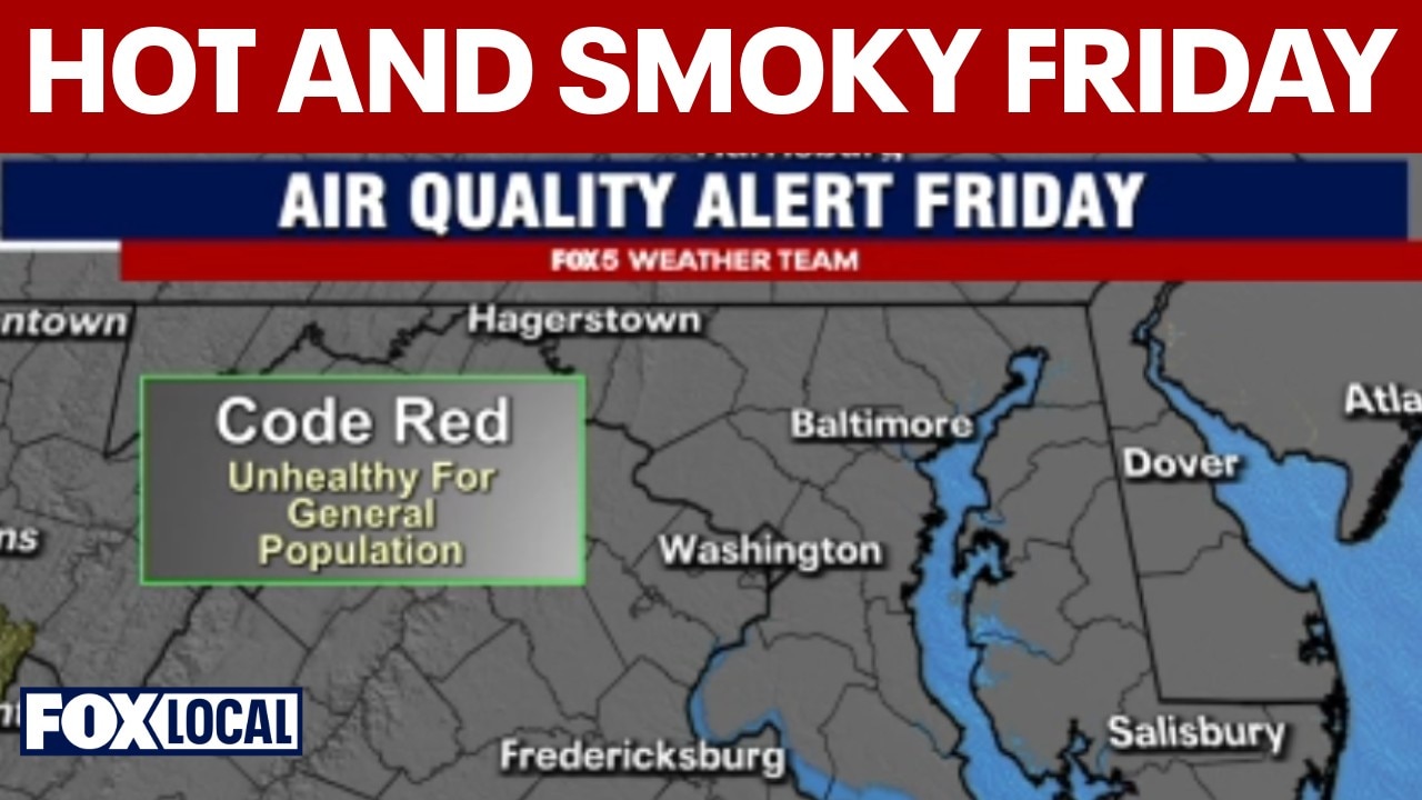 High heat, high humidity and rising haze: A Code Red weather alert