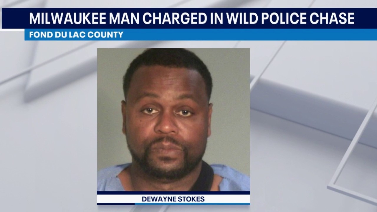Fond du Lac County chase, man charged