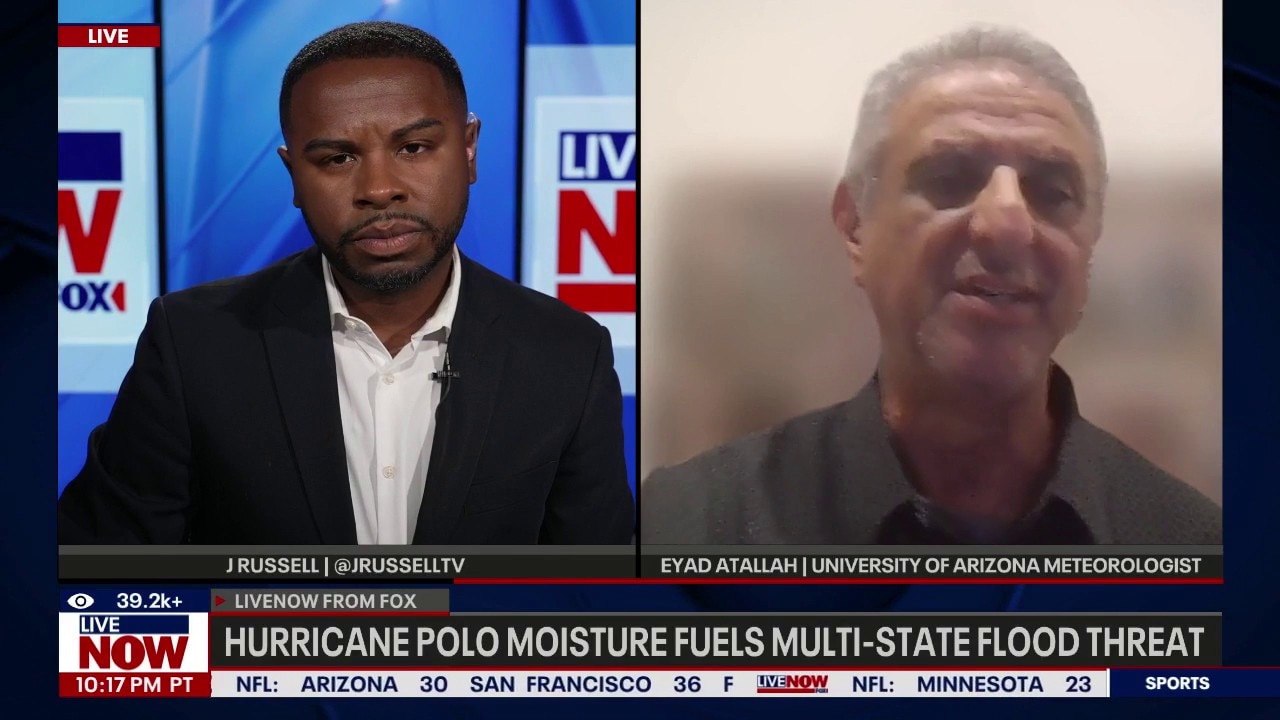 Hurricane Polo fuels Southwest flood threat 