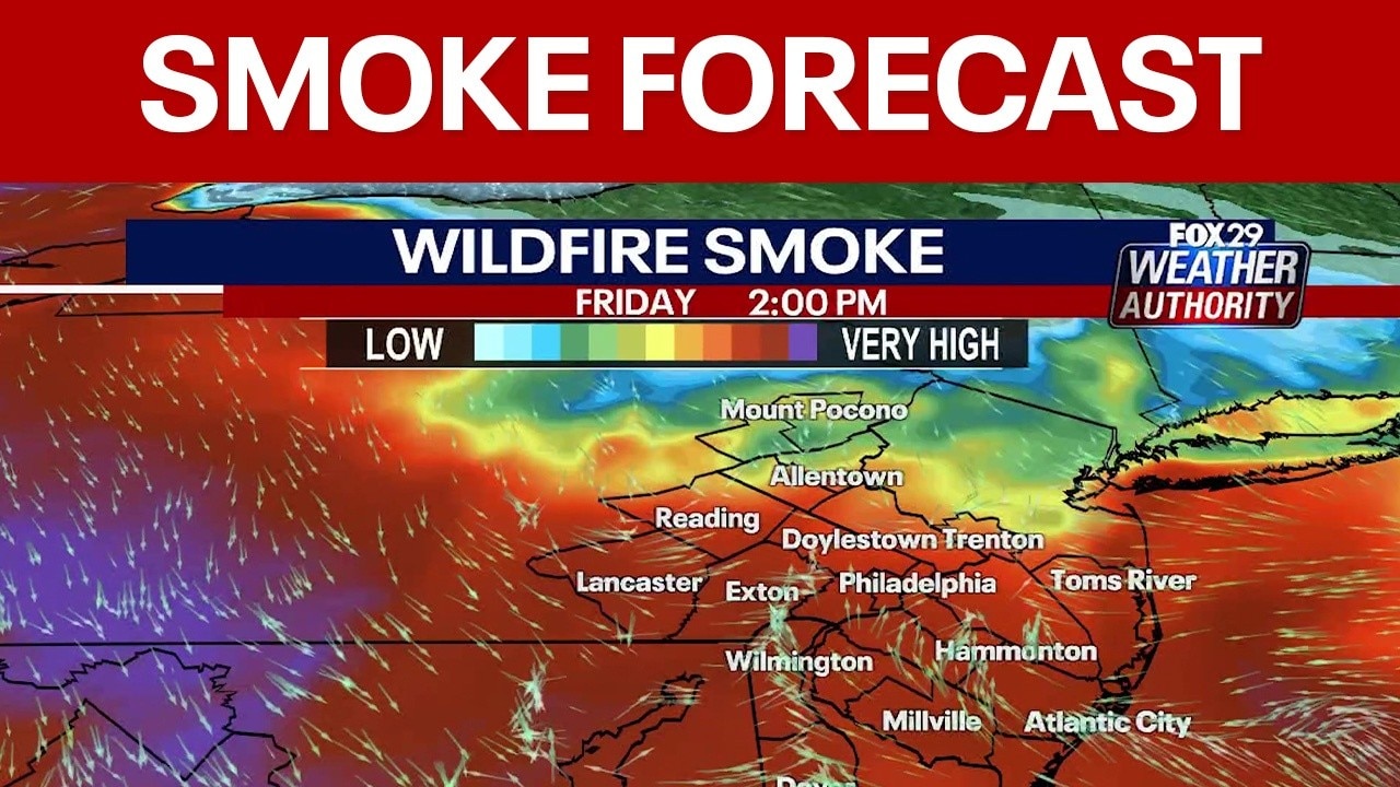 Philadelphia air quality forecast: When could smoke begin to clear?