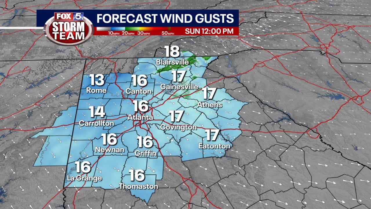 Saturday Evening Forecast