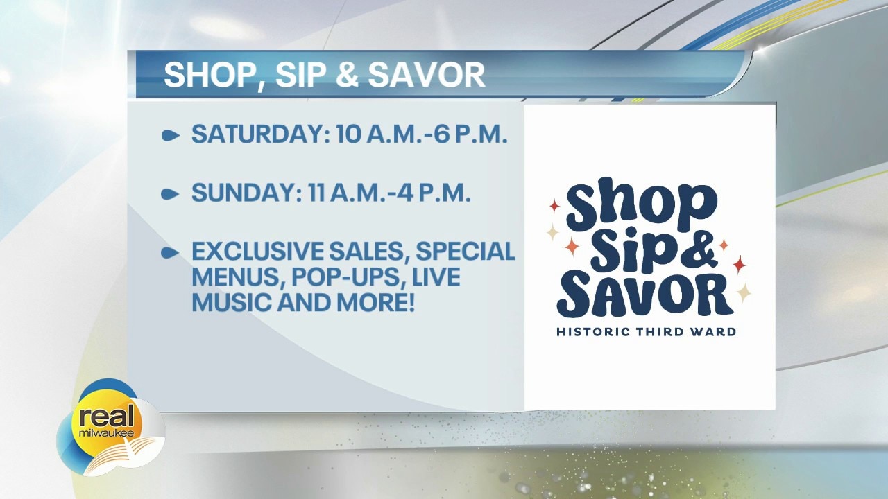 Shop, Sip & Savor in the Historic Third Ward this weekend!
