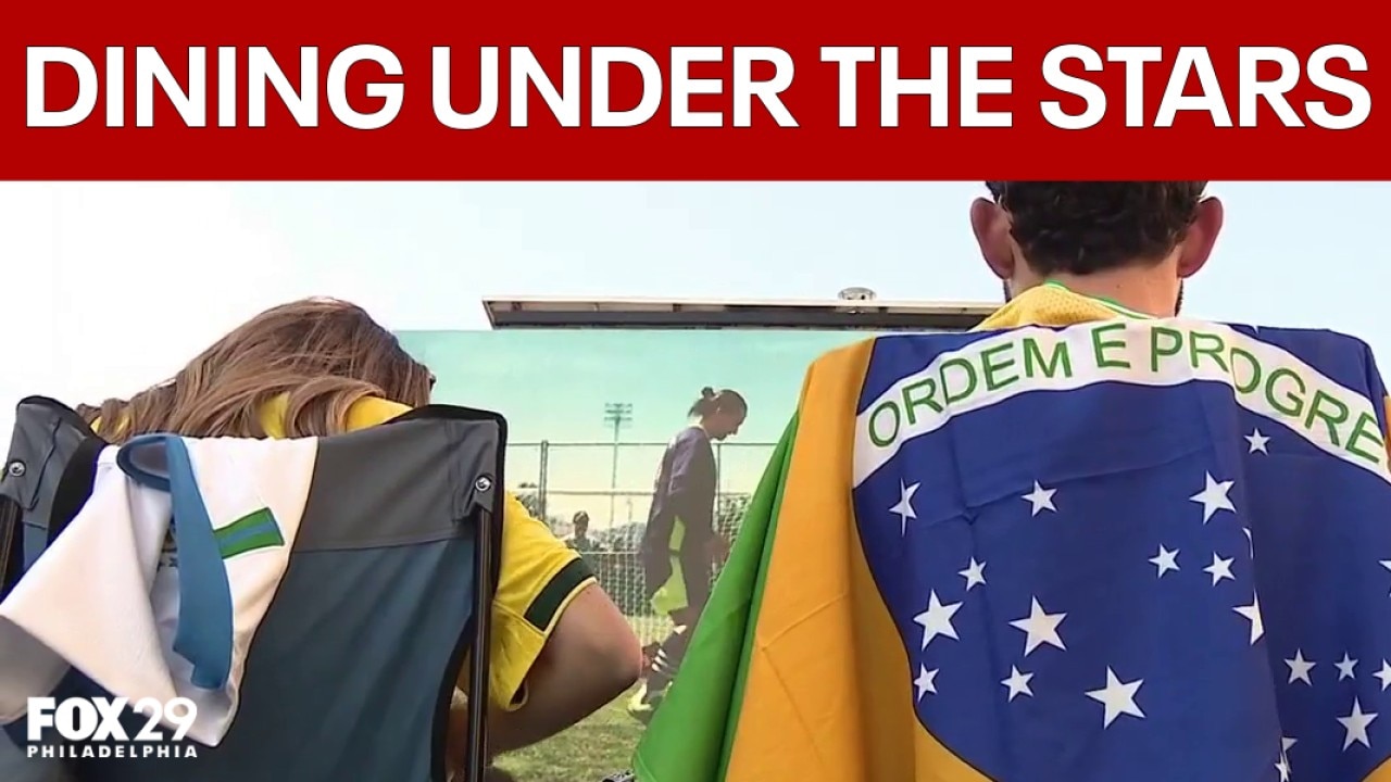 Media’s Dining Under the Stars hosts outdoor World Cup viewing event 