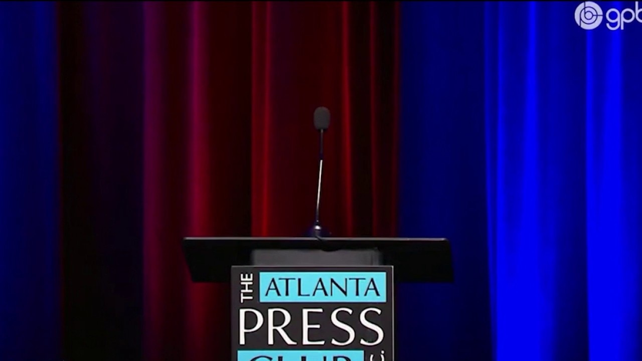 GOP runoff: Burt Jones debates next to empty podium as Rick Jackson rallies in Kennesaw
