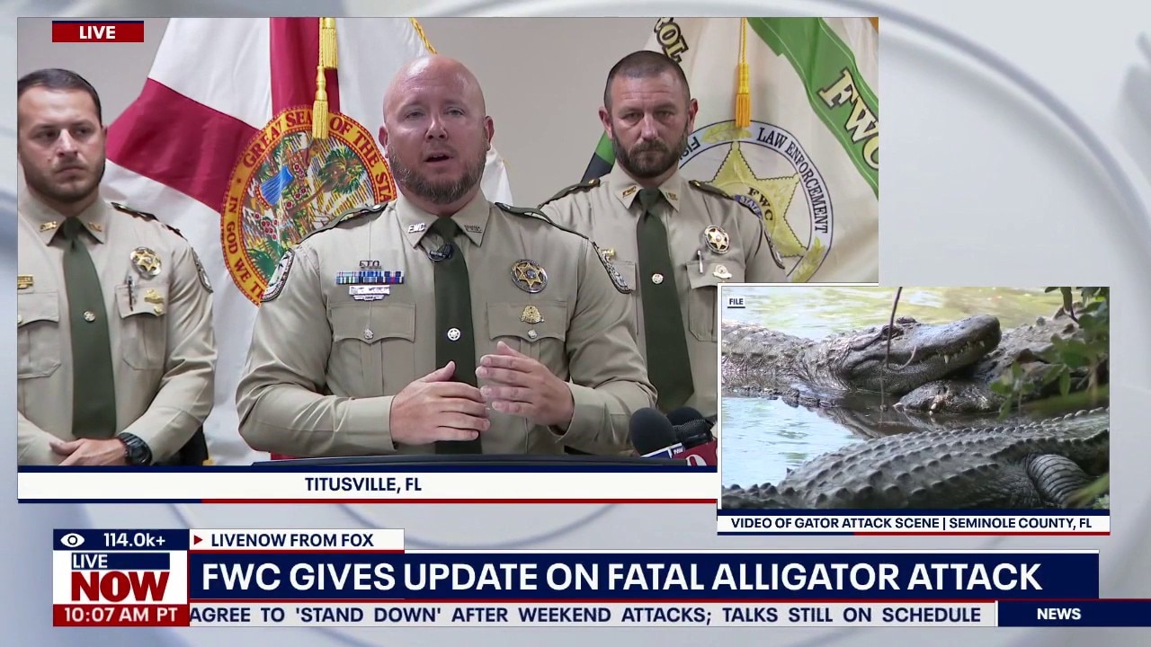 FL wildlife officials update on deadly gator attack