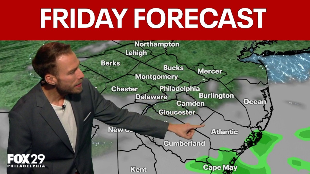 Philadelphia weather: Friday evening forecast