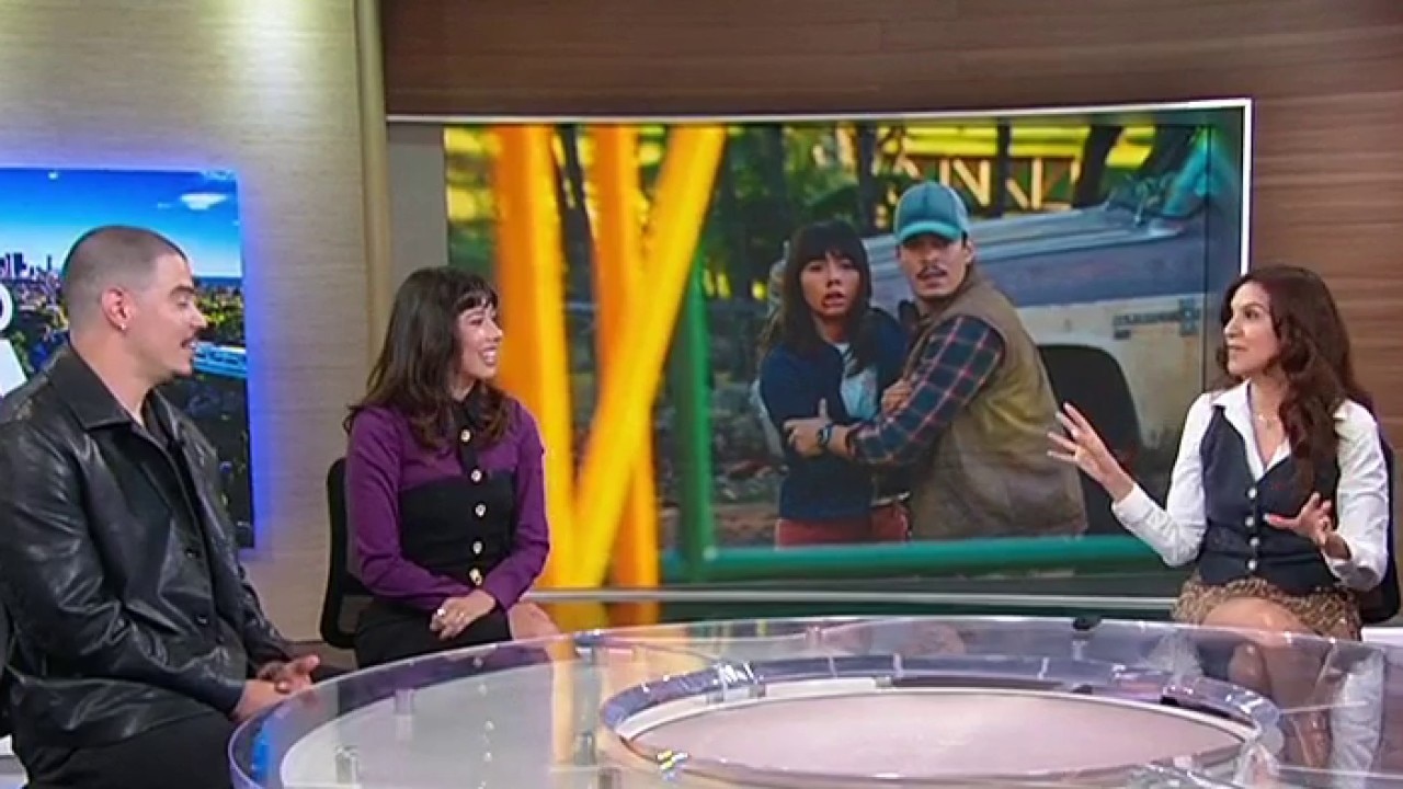 Xochitl Gomez and Aaron Dominguez star in 'Hive'