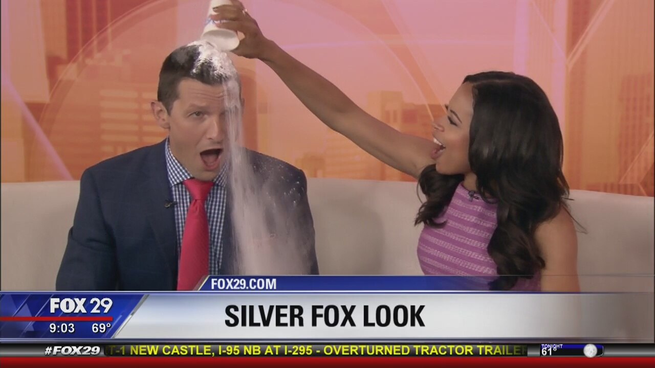 Surprising Richard Curtis with the silver fox look