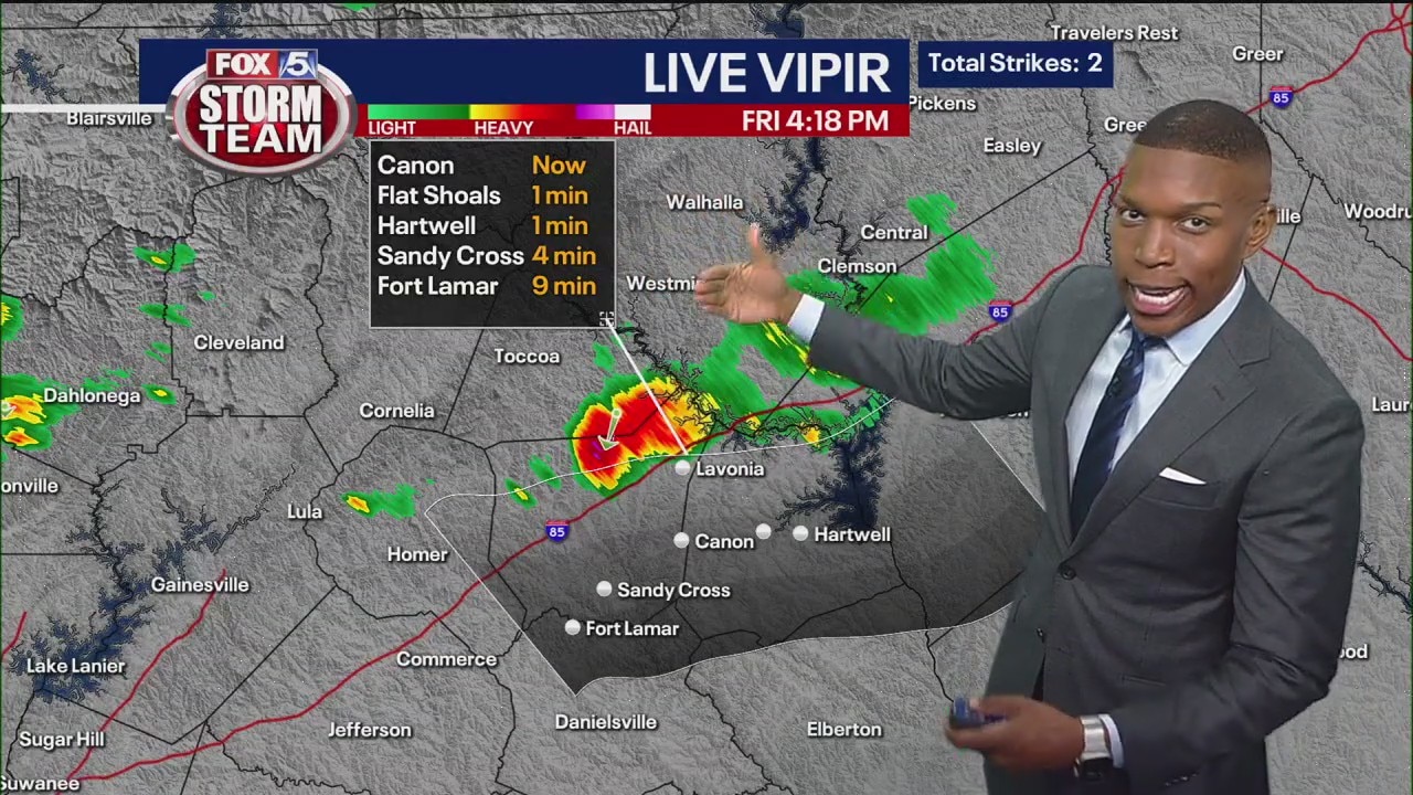 Friday afternoon weather forecast