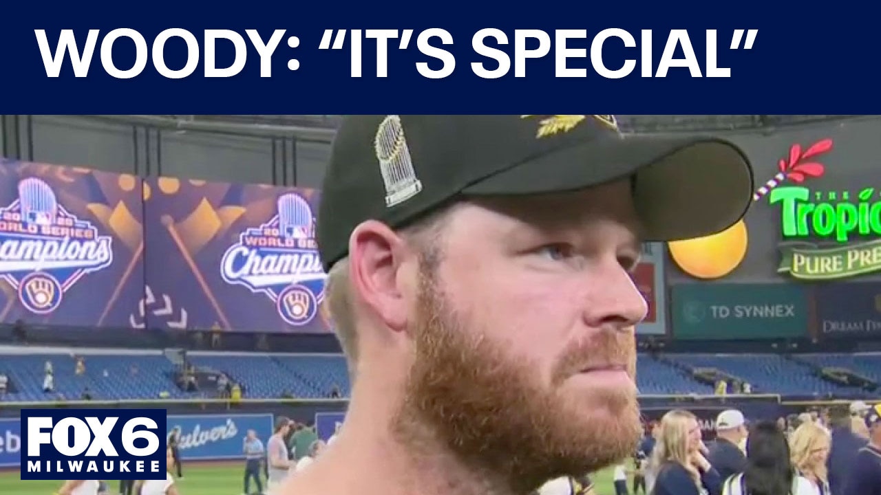 World Series: Brewers' Brandon Woodruff speaks with FOX6 after title win
