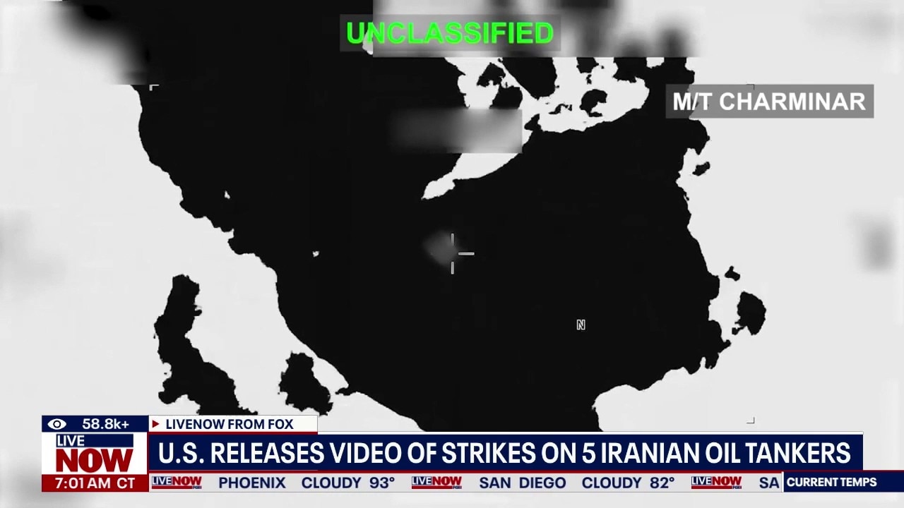 US military destroys 5 Iranian oil tankers