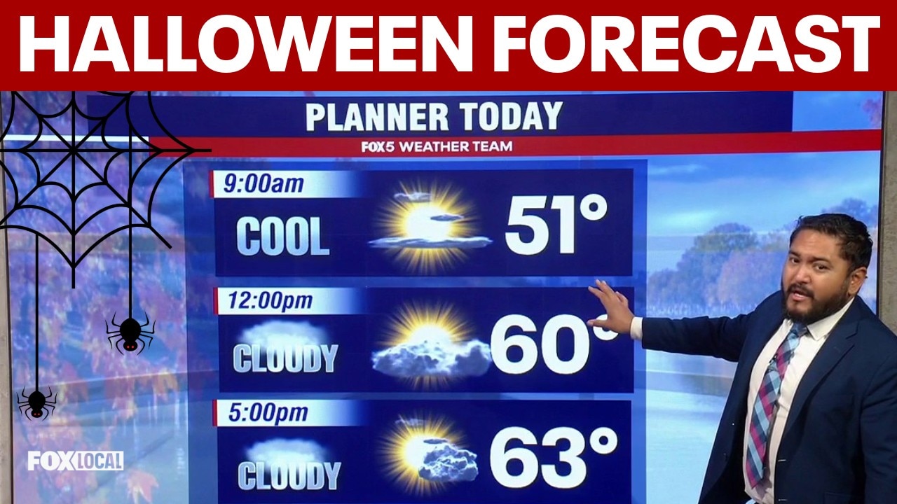 DC Halloween forecast: Chilly morning warms to low 60s with clear skies