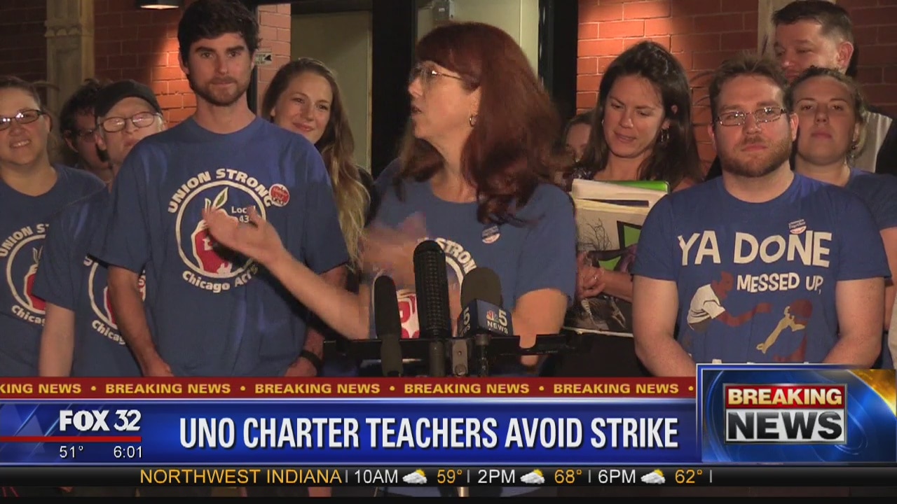 Union UNO Charter School end strike