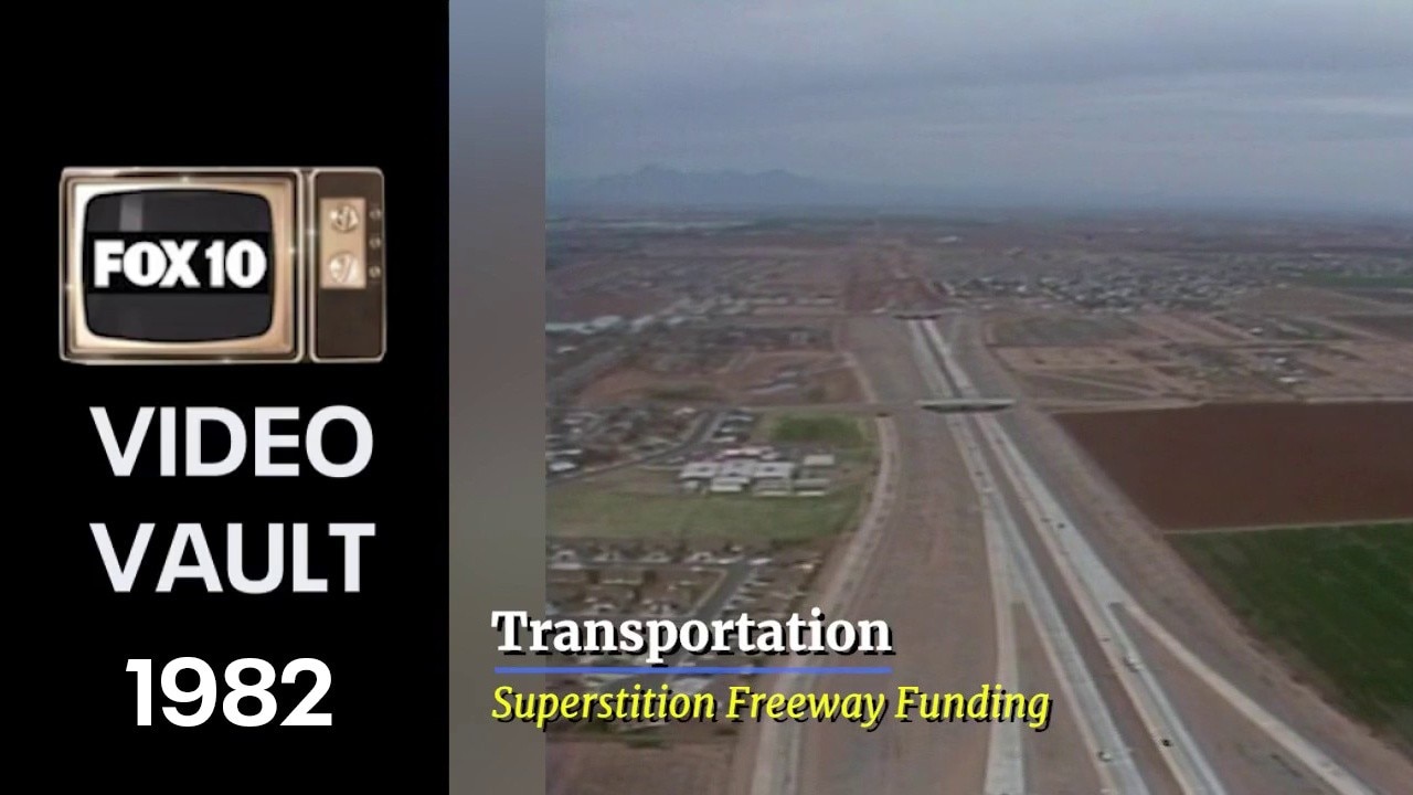 1982: Freeway funding battle & Tempe airplane noise demands | Video Vault