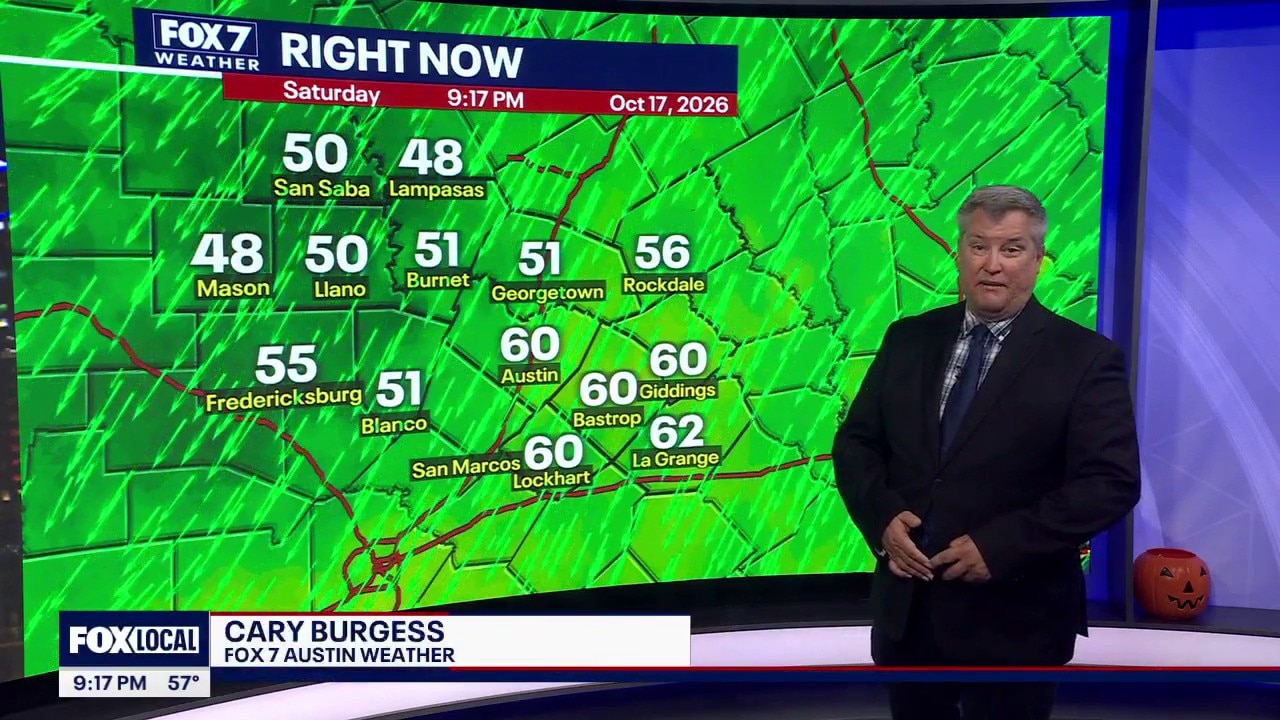 Austin weather: October 17 overnight forecast