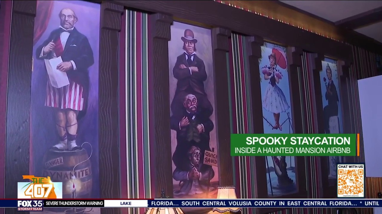 Inside a Haunted Mansion-inspired Airbnb just minutes from Walt Disney World