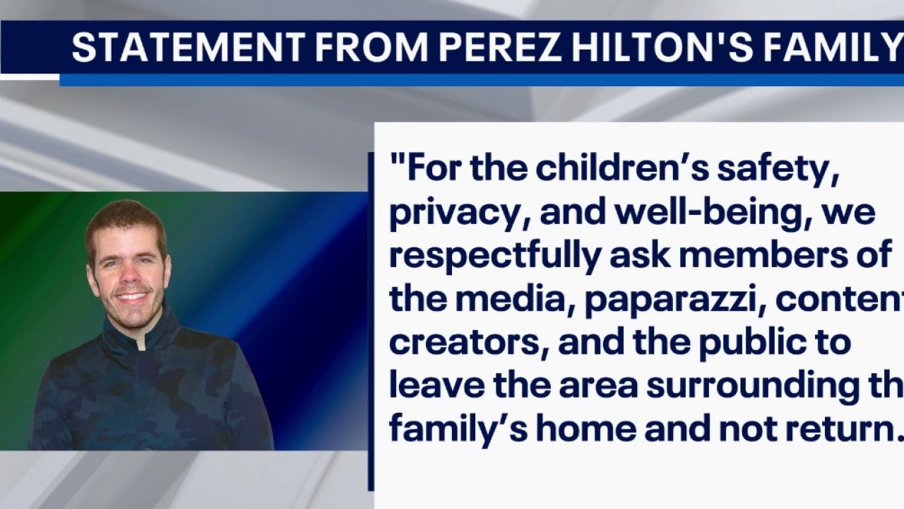 Perez Hilton's family releases statement