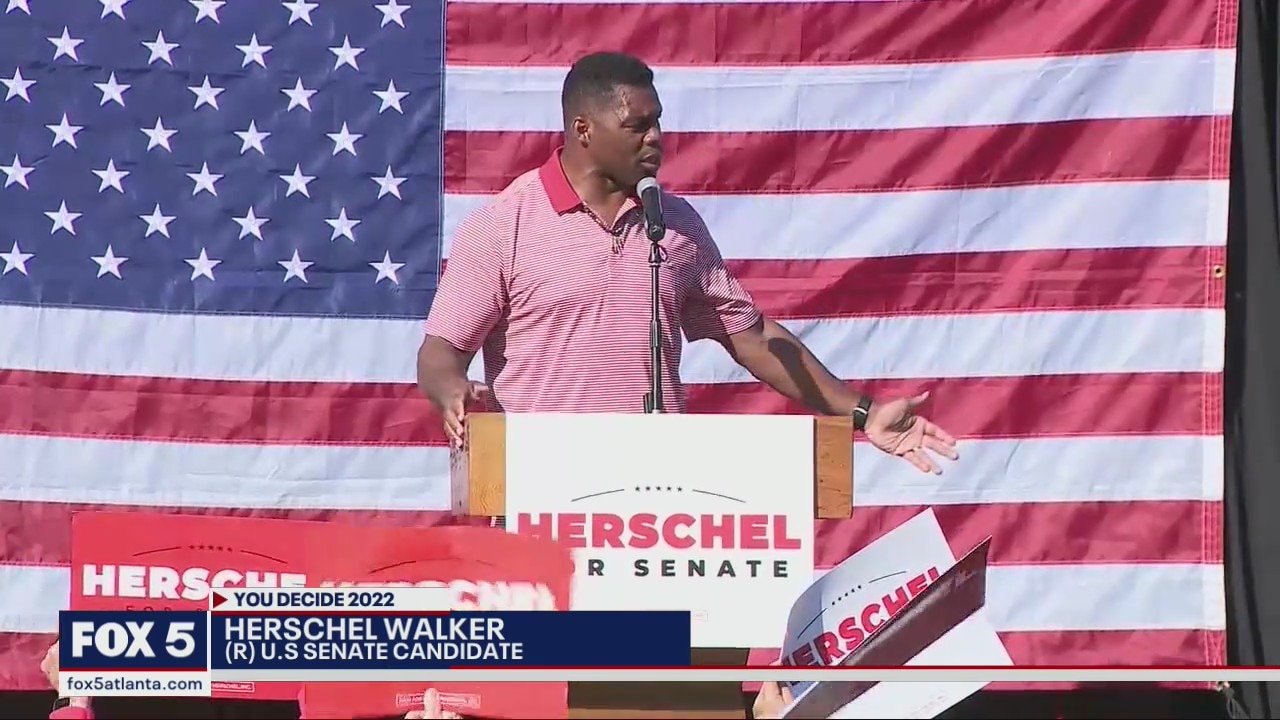 Herschel Walker makes campaign stope day after new abortion allegations