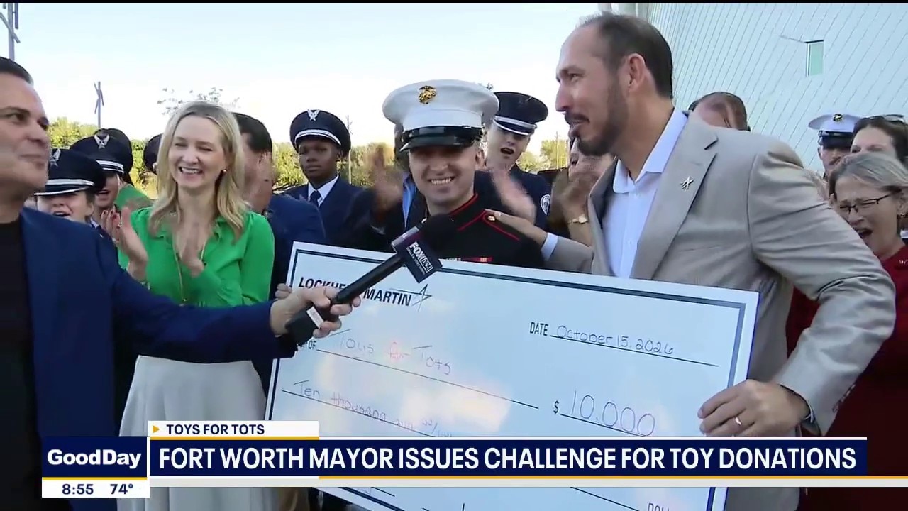 Lockheed Martin donates $10K to kick off the 2026 Toys for Tots campaign