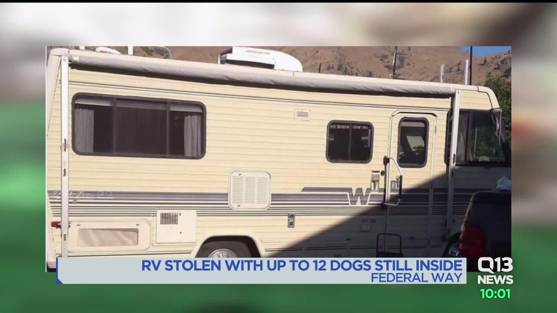 Stolen RV stolen with show dogs
