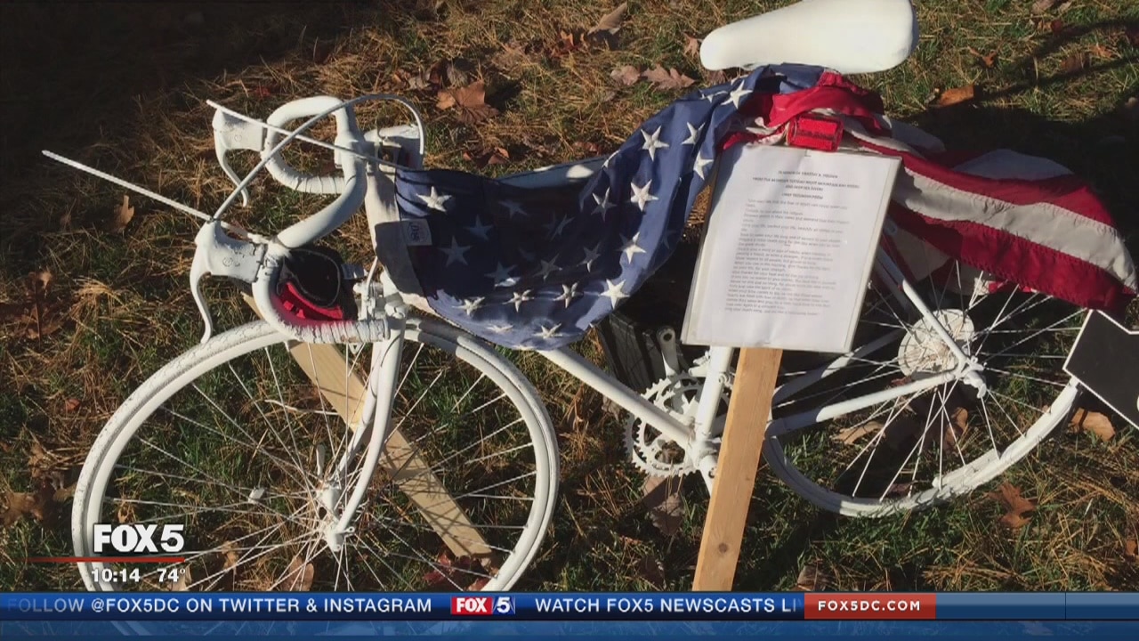 'Ghost Bike' placed as memorial stolen