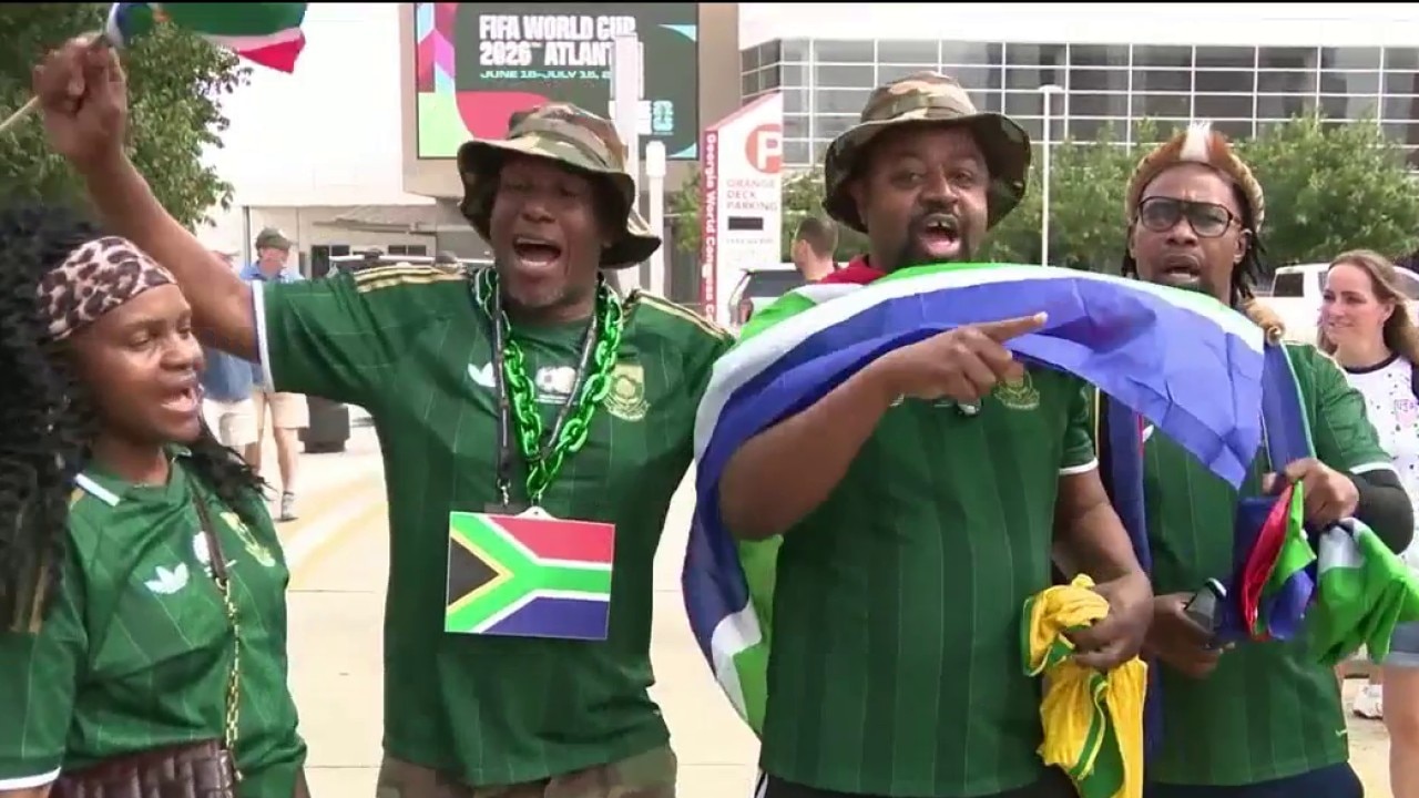 Czechia, South Africa fans flood Atlanta for World Cup match